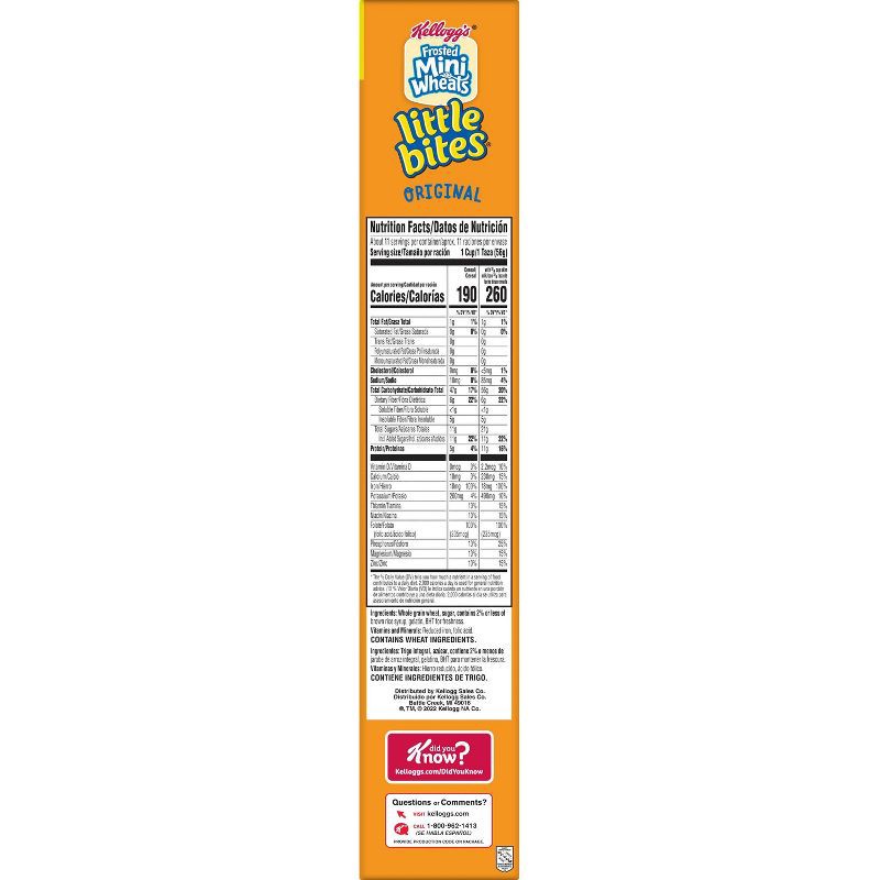 slide 7 of 11, Frosted Mini-Wheats Frosted Mini Wheats Breakfast Cereal - 23oz - Kellogg's, 23 oz
