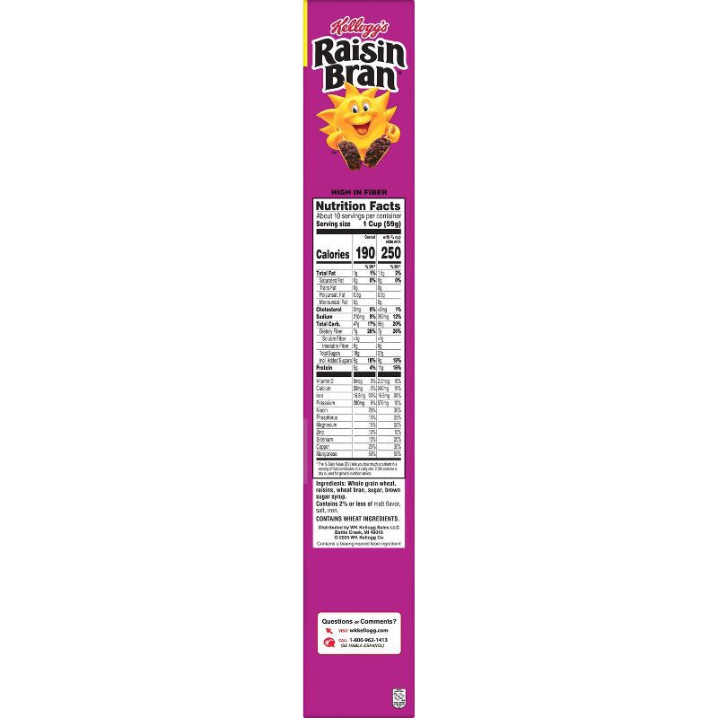 slide 17 of 18, Kellogg's Raisin Bran Cereal - 22.1oz, 22.1 oz