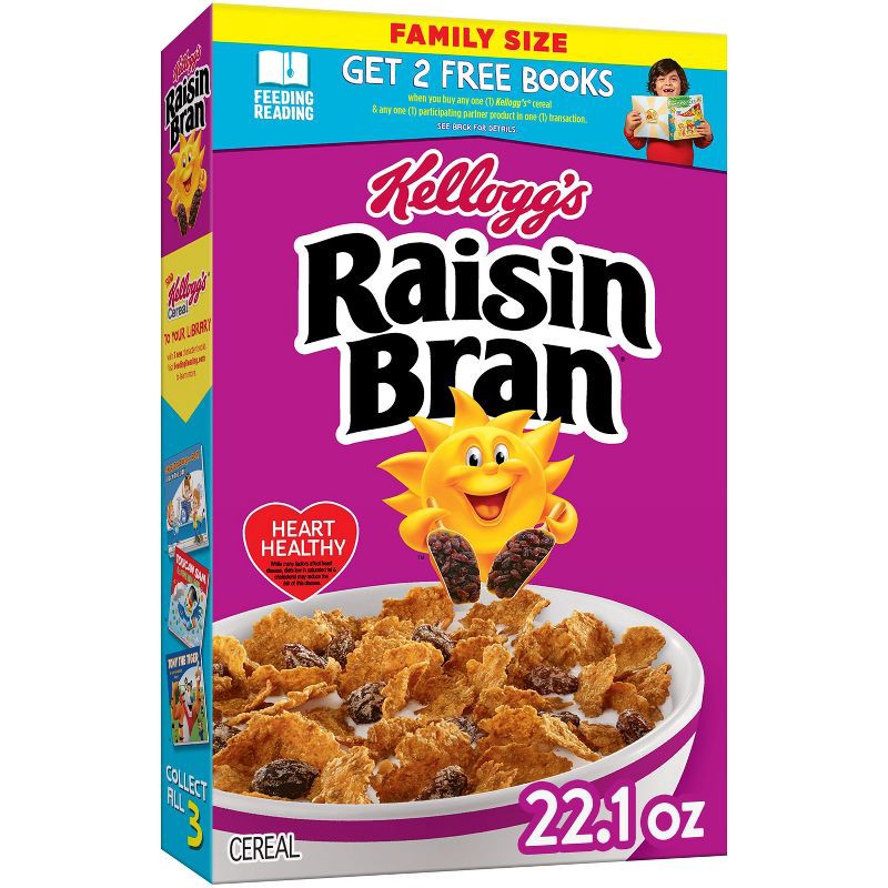 slide 16 of 16, Kellogg's Raisin Bran Cereal - 22.1oz, 22.1 oz