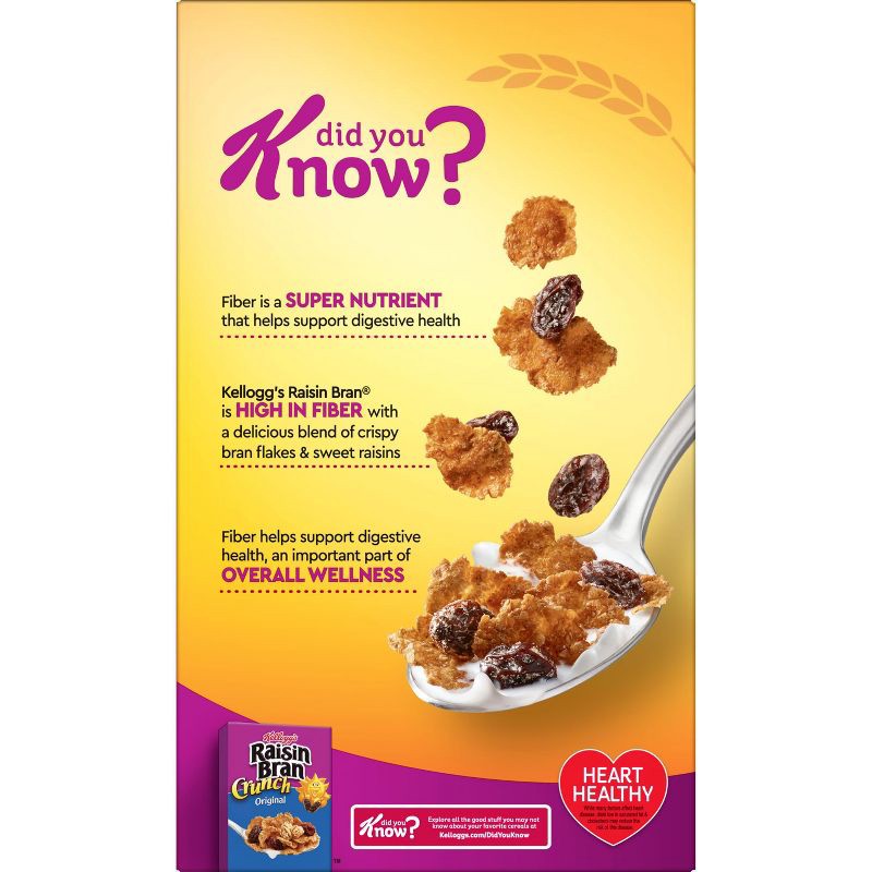 slide 4 of 16, Kellogg's Raisin Bran Cereal - 22.1oz, 22.1 oz