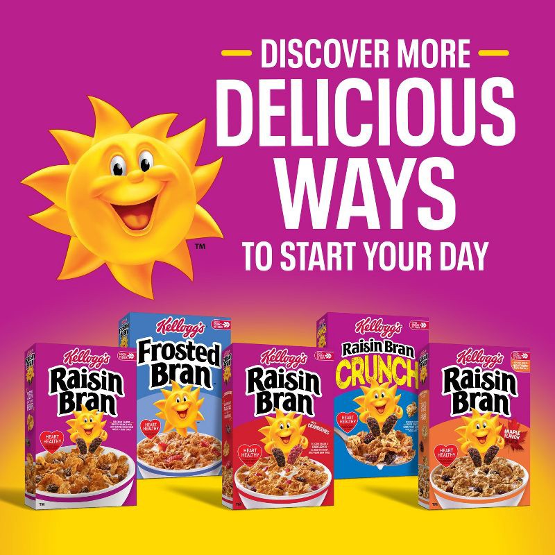 slide 11 of 18, Kellogg's Raisin Bran Cereal - 22.1oz, 22.1 oz
