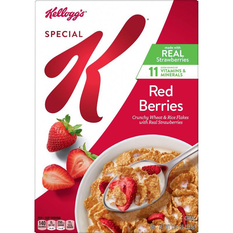 slide 4 of 12, Kellogg's Special K Red Berries Cereal - 11.4oz, 11.4 oz