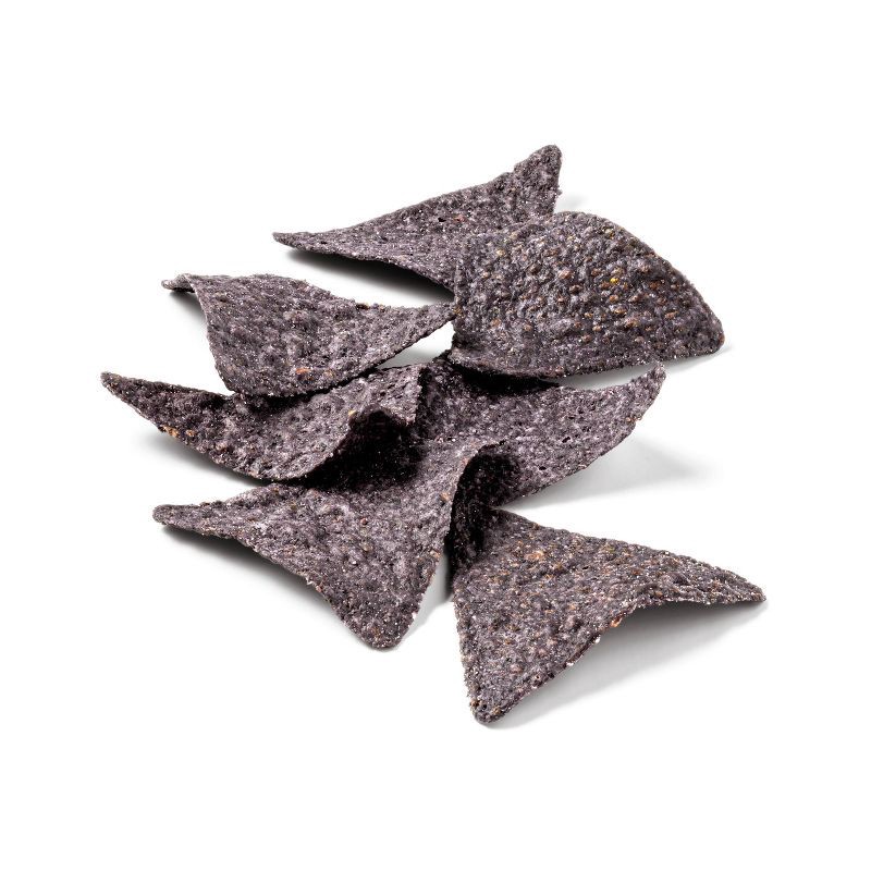 slide 3 of 4, Organic Blue Corn Tortilla Chips - 18oz - Good & Gather™, 18 oz