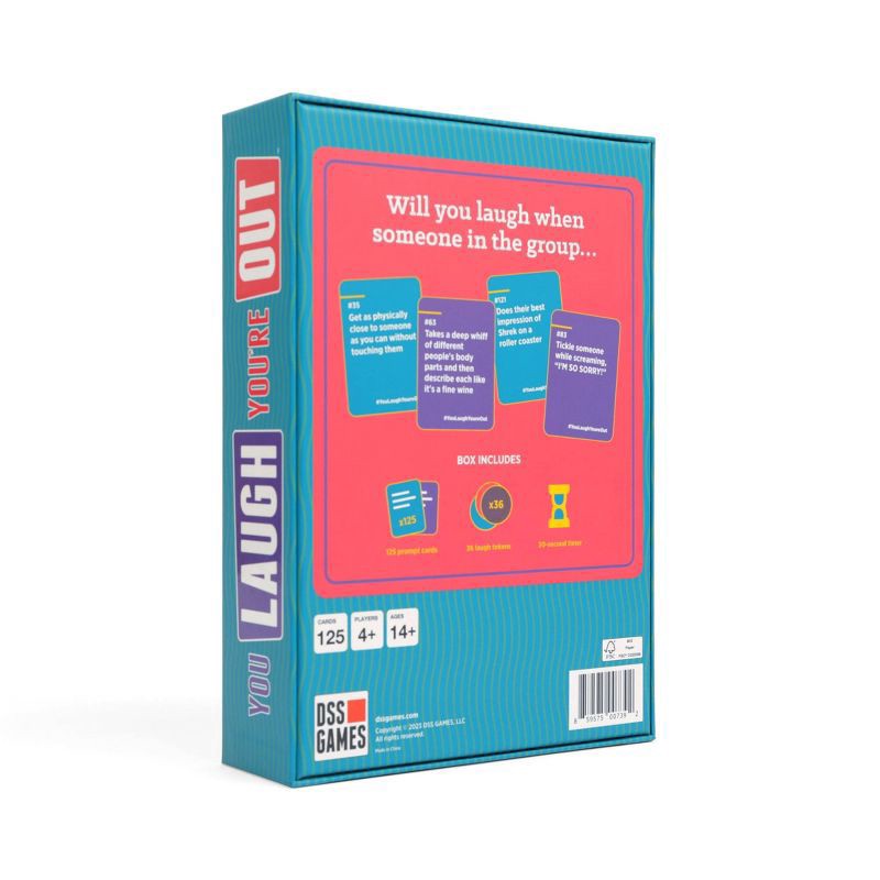 slide 3 of 5, DSS Games You Laugh You're Out Card Game, 1 ct