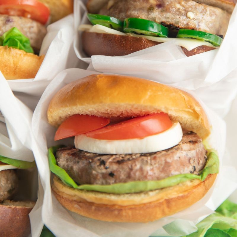 slide 4 of 6, Shady Brook Farms Savory Seasoned Turkey Burger Patties - 18.8oz/4ct, 18.8 oz, 4 ct