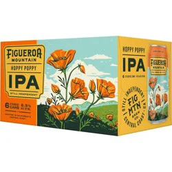 Figueroa Mountain Brewing Co. Figueroa Mountain Hoppy Poppy IPA Beer - 6pk/12 fl oz Cans