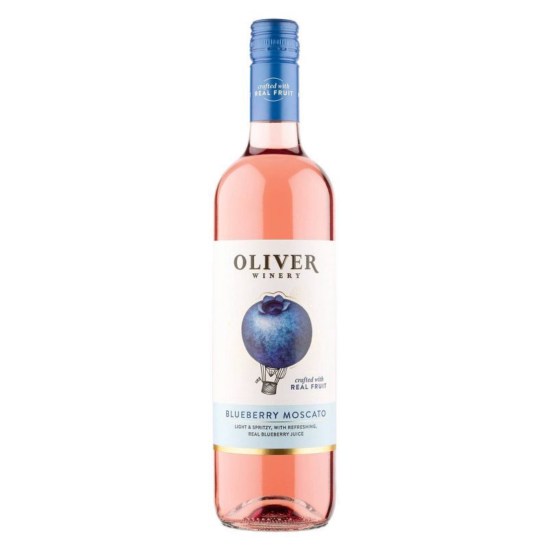 slide 1 of 6, Oliver Blueberry Moscato - 750ml Bottle, 750 ml