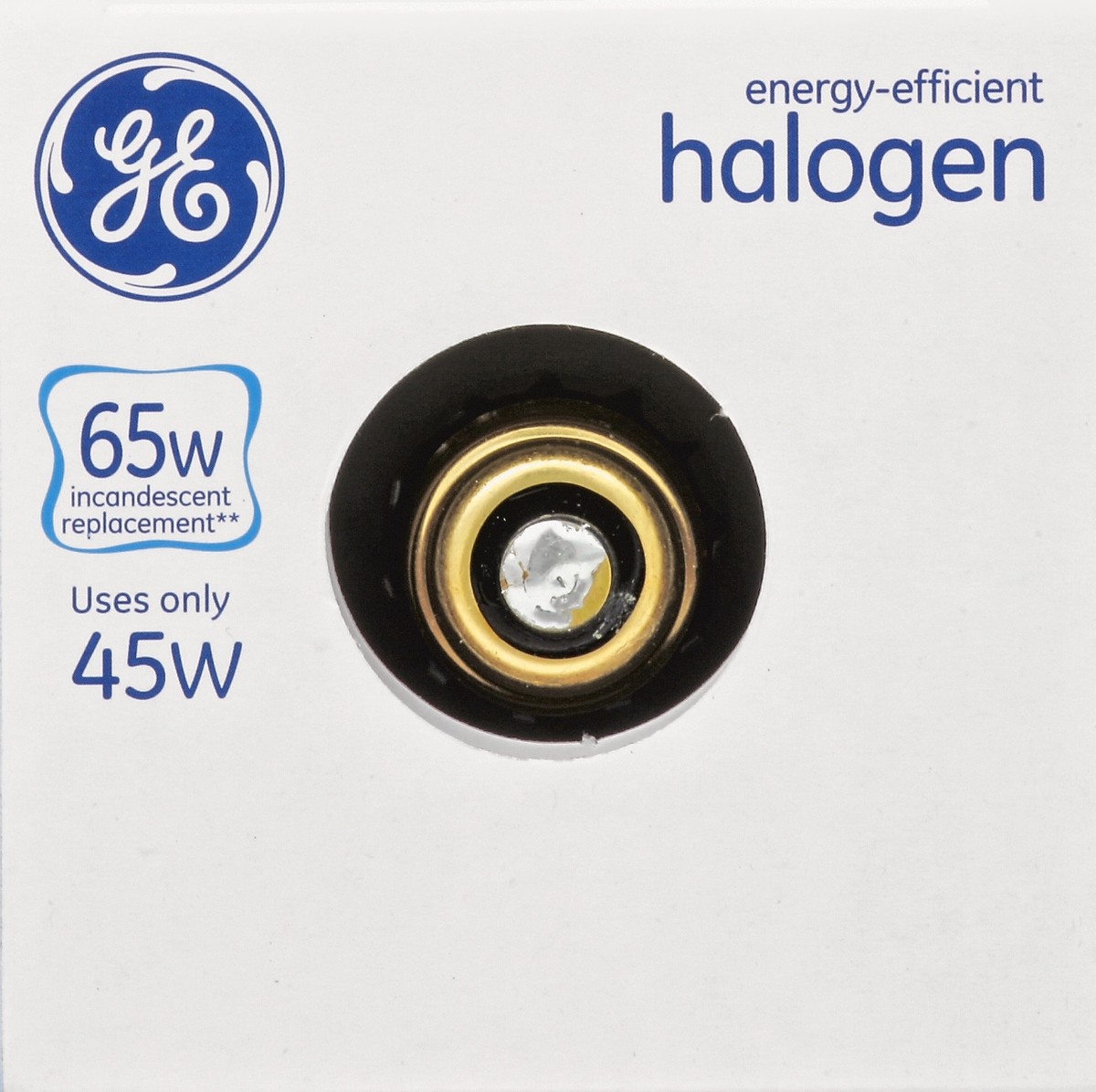 slide 2 of 4, GE 45 Watt Energy Efficient Halogen Floodlight Bulb with Medium Base, 1 ct