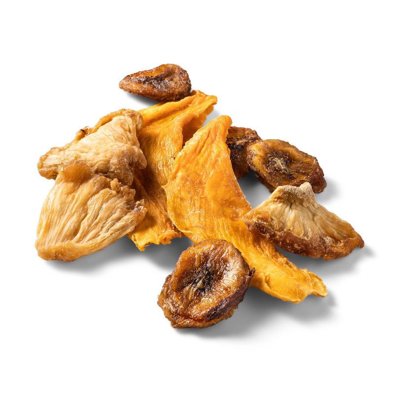 slide 3 of 4, Organic Dried Unsweetened Tropical Blend - Banana, Mango & Pineapple - 4oz - Good & Gather™, 4 oz
