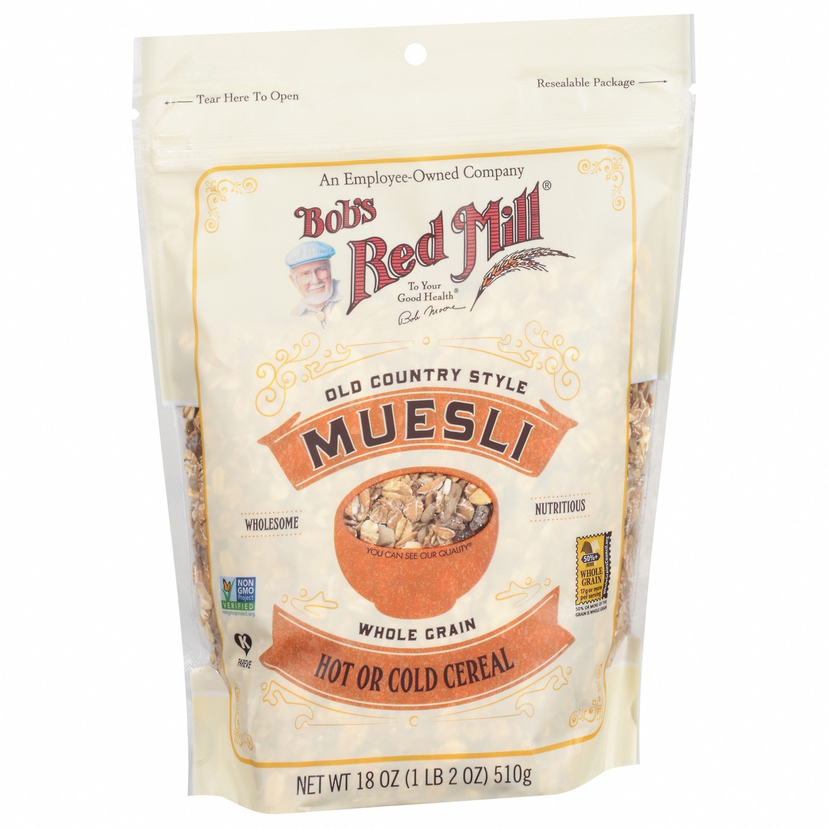 slide 4 of 9, Bob's Red Mill Old Country Style Muesli 18 oz, 18 oz