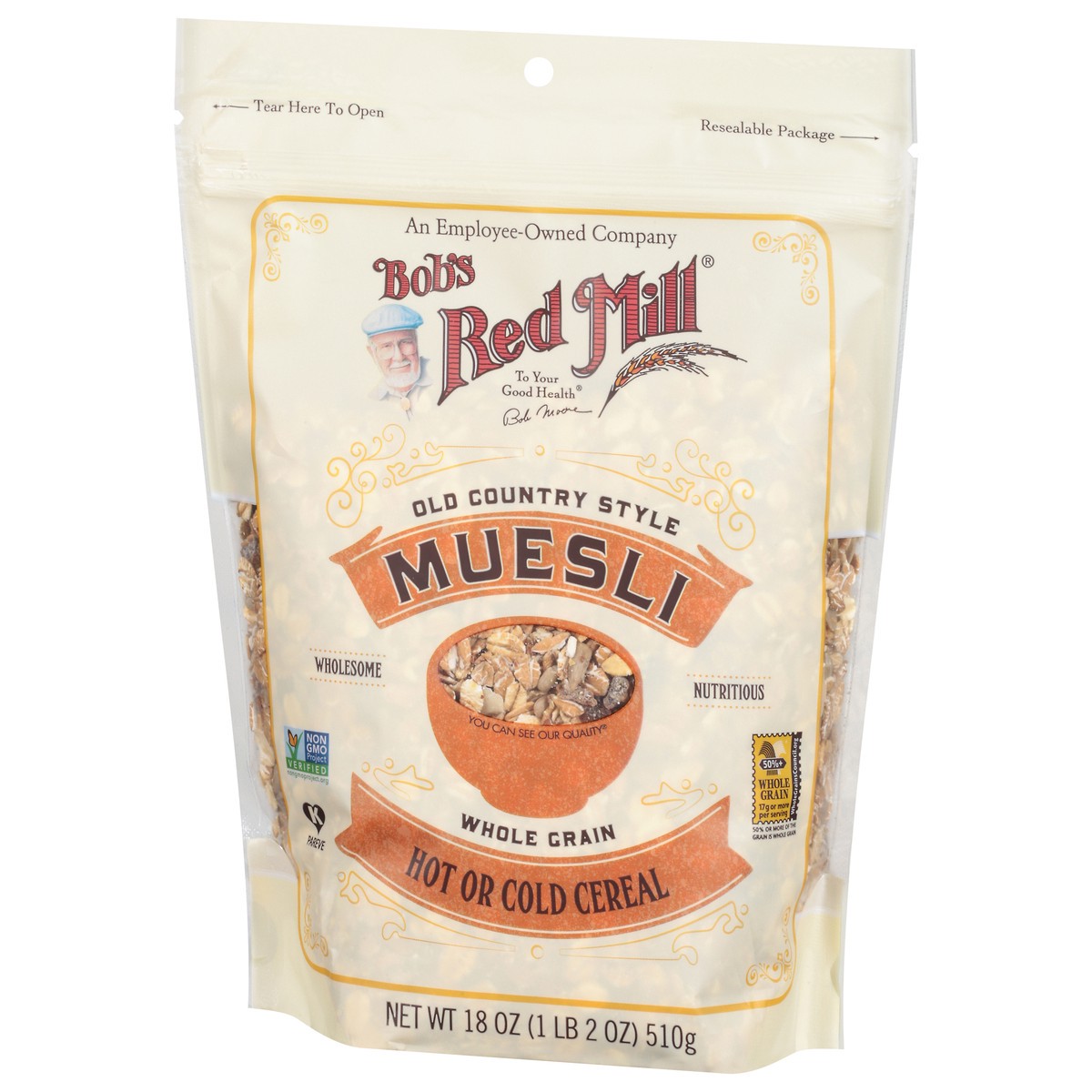 slide 5 of 9, Bob's Red Mill Old Country Style Muesli 18 oz, 18 oz