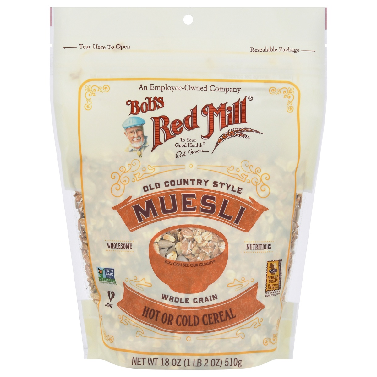 slide 1 of 1, Bob's Red Mill Muesli, 18 oz