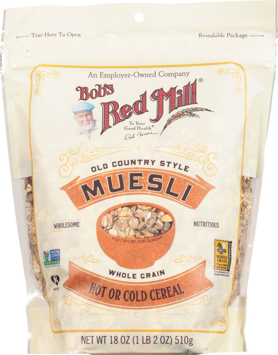 slide 8 of 9, Bob's Red Mill Old Country Style Muesli 18 oz, 18 oz