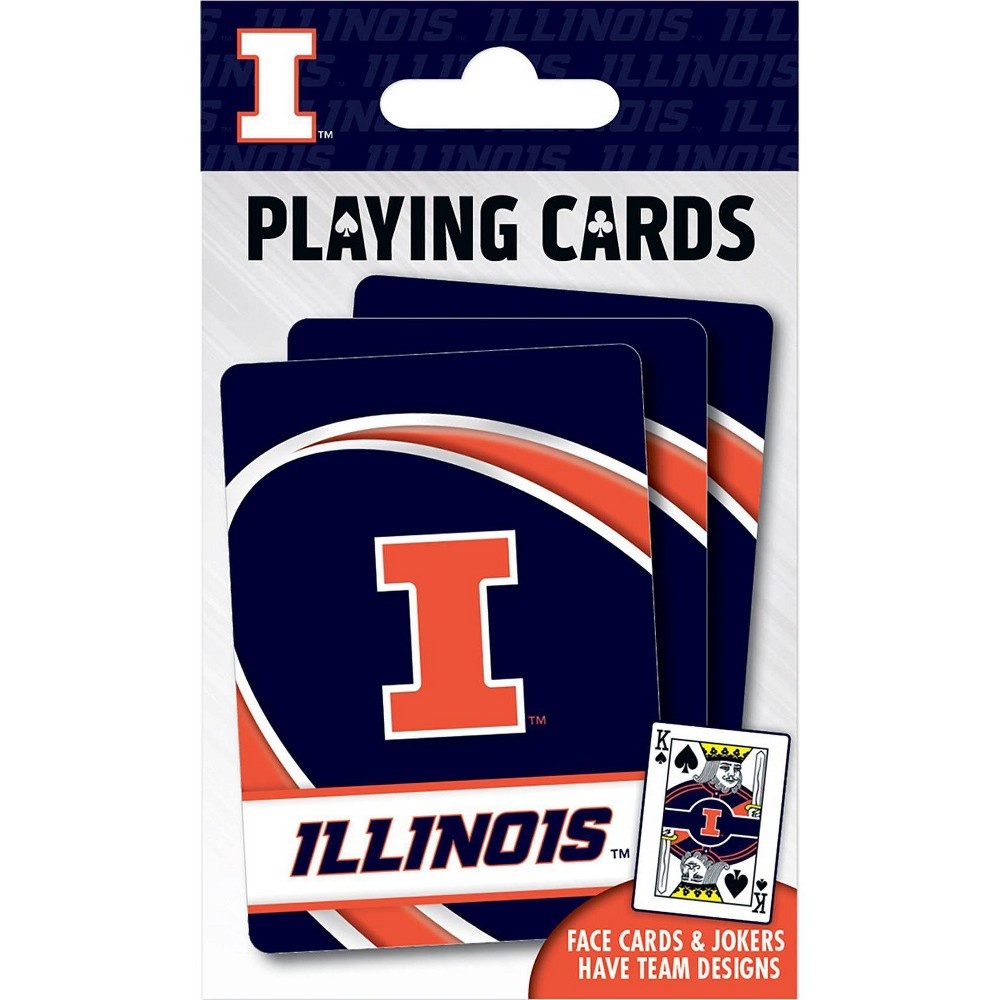 slide 2 of 4, NCAA Illinois Fighting Illini Playing Cards, 1 ct