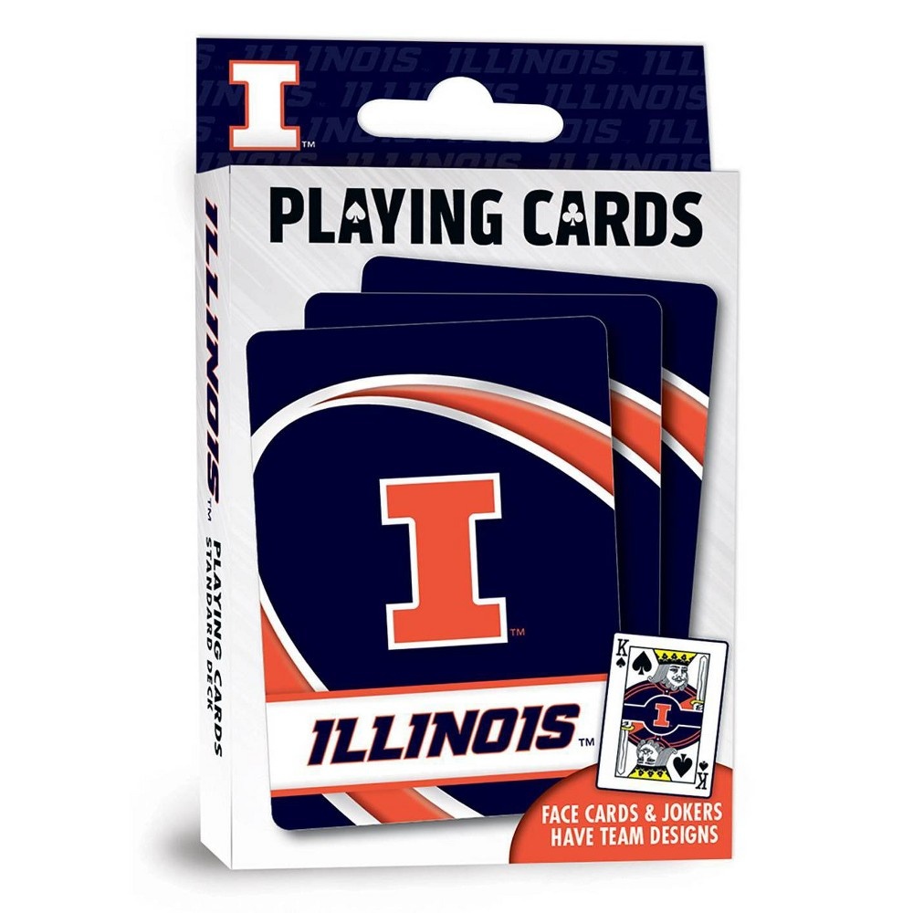 slide 3 of 4, NCAA Illinois Fighting Illini Playing Cards, 1 ct