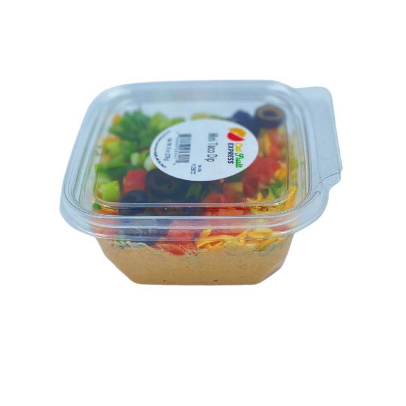slide 3 of 3, Cut Fruit Express Mini Taco Dip - 8oz, 8 oz