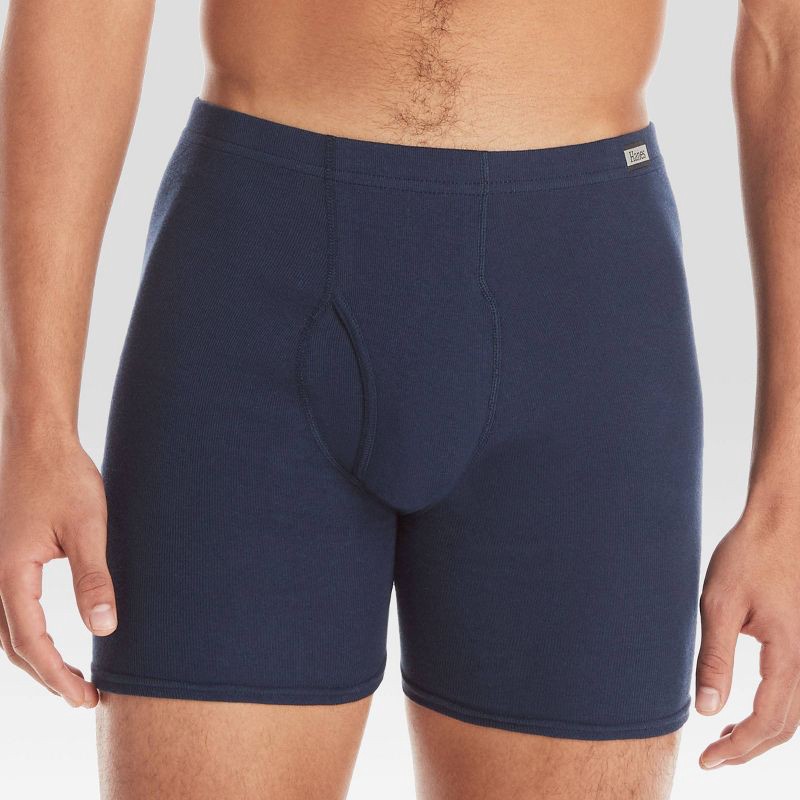 Hanes Men's ComfortSoft Waistband Moisture-Wicking Cotton Boxer