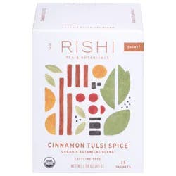 Rishi Organic Cinnamon Tulsi Spice Botanical Blend - 15 ct