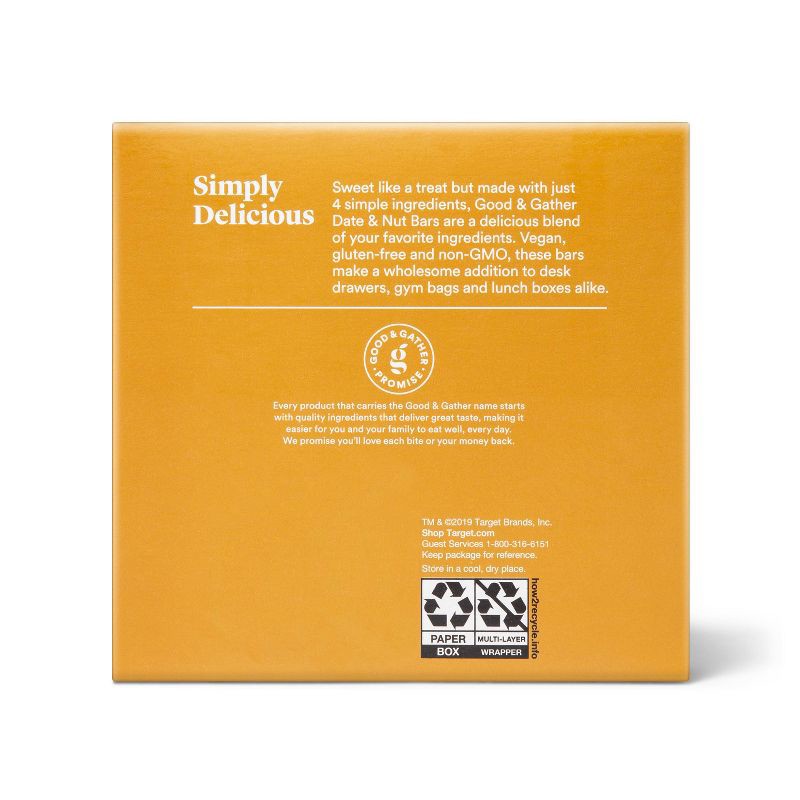 slide 2 of 3, Cashew Butter Chocolate Chip Nutrition Bars - 5ct - Good & Gather™, 5 ct