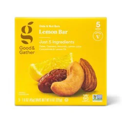 Lemon Nutrition Bars - 5g Protein - 5ct - Good & Gather™
