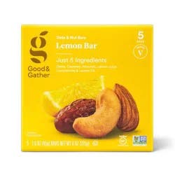 Lemon Nutrition Bars - 5g Protein - 5ct - Good & Gather™