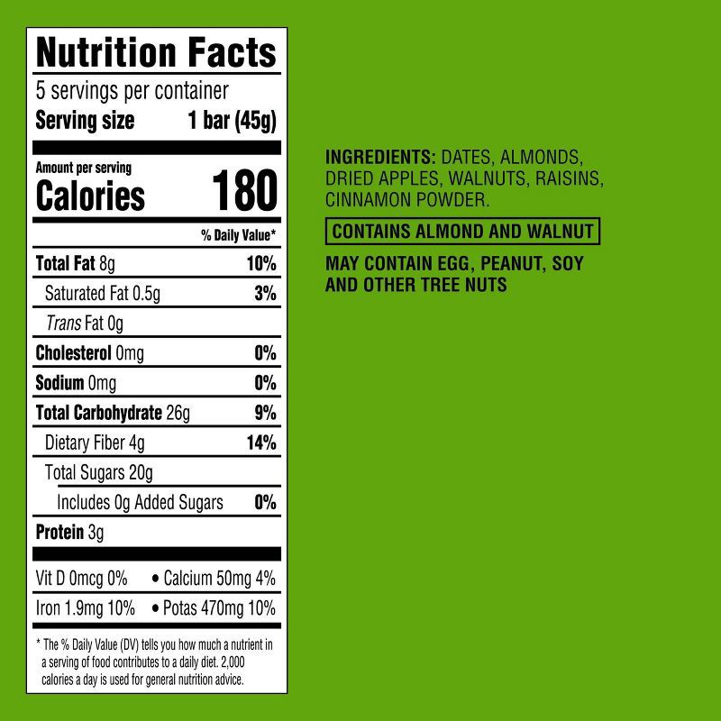slide 4 of 4, Apple Pie Nutrition Bars - 5ct - Good & Gather™, 5 ct
