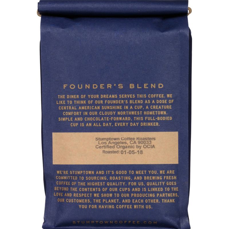 slide 4 of 8, Stumptown Founders Whole Bean Dark Roast Coffee - 12oz, 12 oz