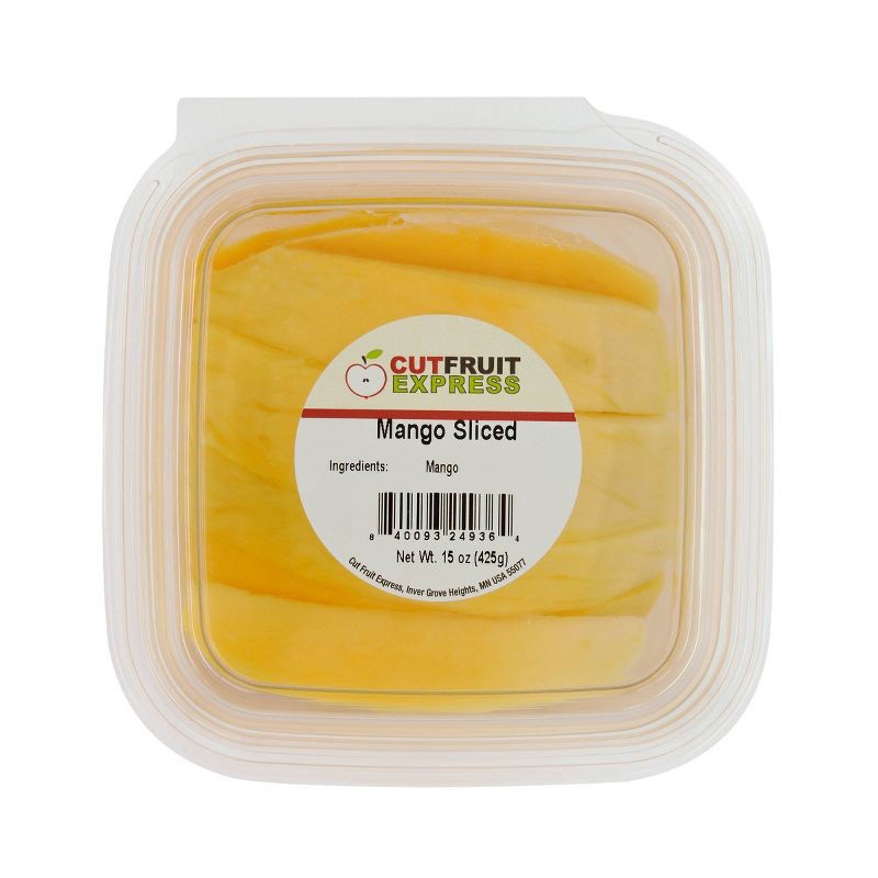 slide 3 of 5, Cut Fruit Express Fresh Sliced Mango - 15oz, 15 oz