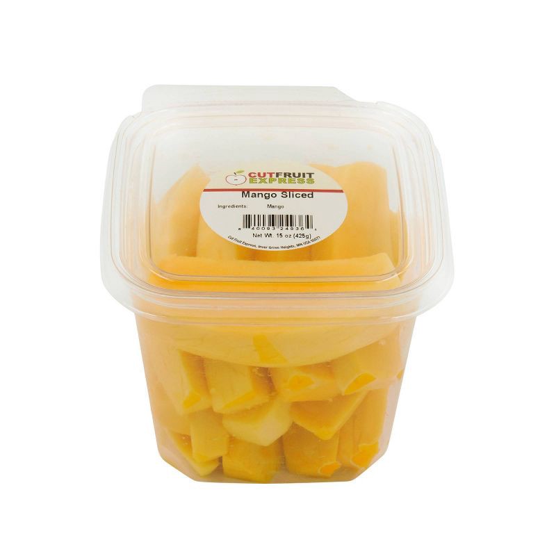 slide 5 of 5, Cut Fruit Express Fresh Sliced Mango - 15oz, 15 oz