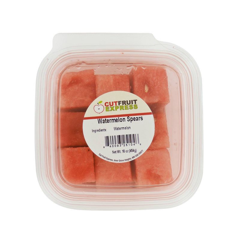 slide 3 of 4, Cut Fruit Express Watermelon Spears - 16oz, 16 oz