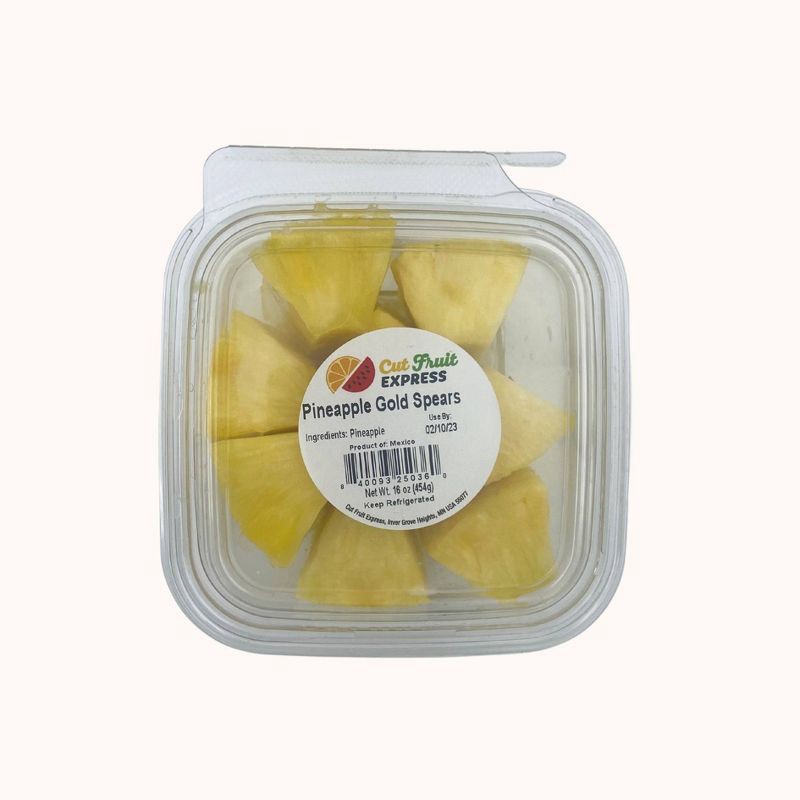 slide 6 of 7, Cut Fruit Express Pineapple Spears - 16oz, 16 oz