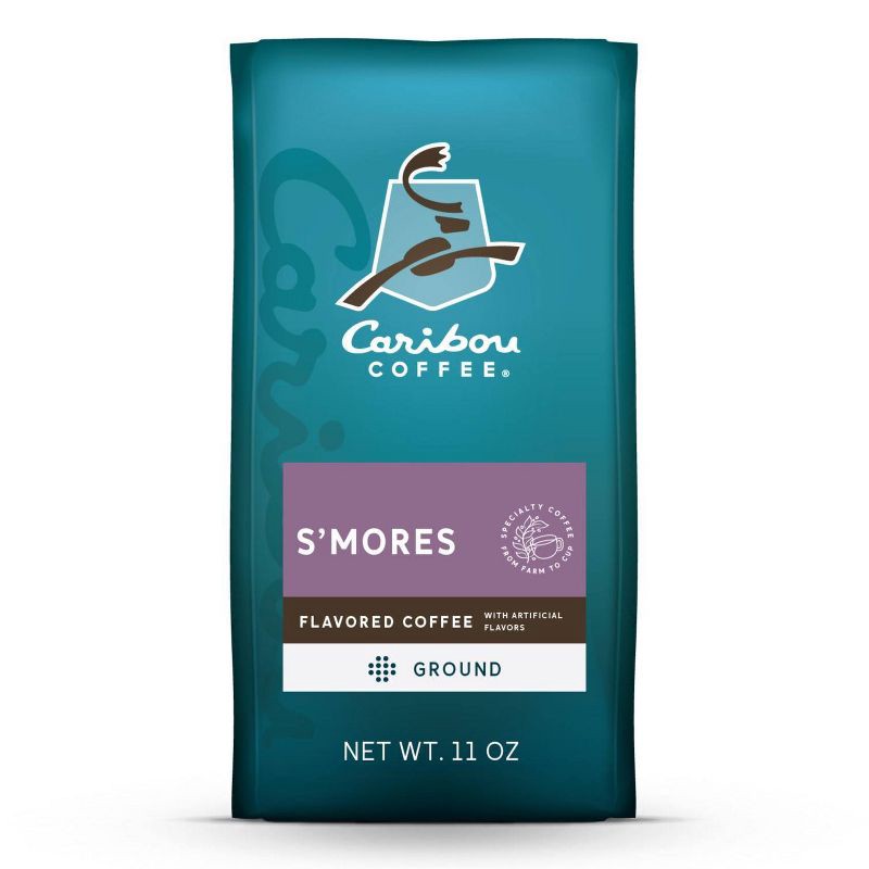 slide 1 of 6, Caribou Coffee S'mores Medium Roast Ground Coffee - 11oz, 11 oz