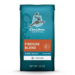 Caribou Coffee Fireside Dark Roast Ground Coffee - 12oz