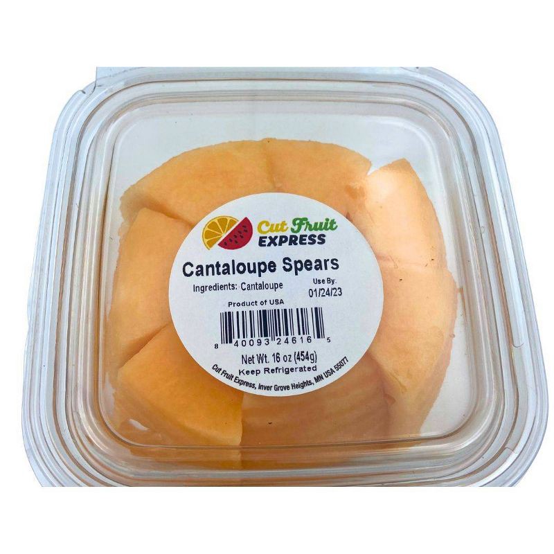 slide 3 of 5, Cut Fruit Express Cantaloupe Spears - 16oz, 16 oz