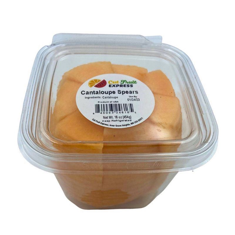 slide 4 of 5, Cut Fruit Express Cantaloupe Spears - 16oz, 16 oz