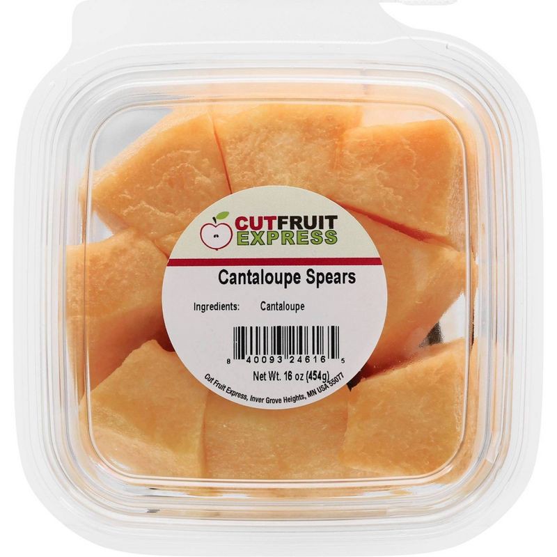 slide 1 of 5, Cut Fruit Express Cantaloupe Spears - 16oz, 16 oz