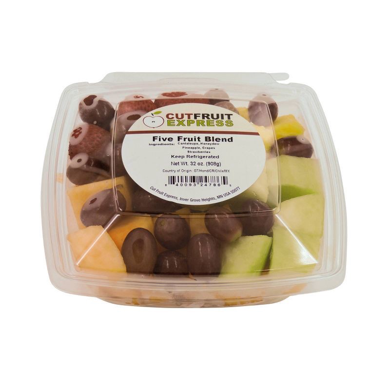 slide 4 of 4, Cut Fruit Express Five Fruit Blend - 32oz, 32 oz