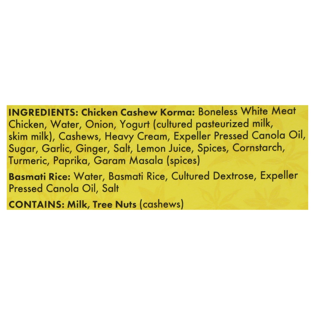 slide 8 of 14, Café Spice Chicken Cashew Korma with Basmati Rice Combo, 16 oz