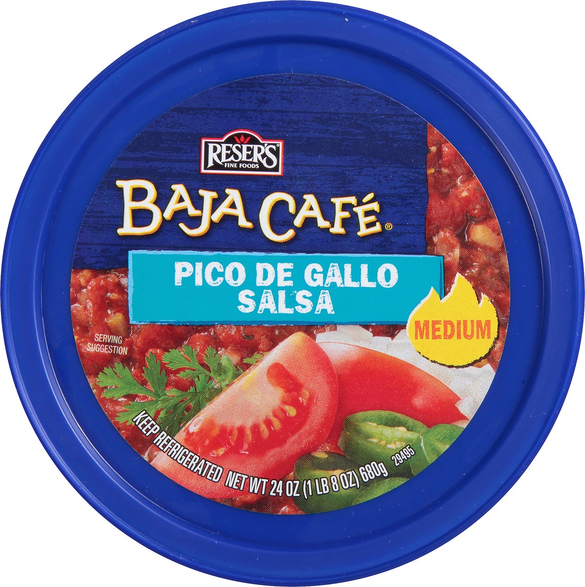 slide 3 of 7, Reser's Baja Cafe Pico De Gallo Salsa, 24 oz