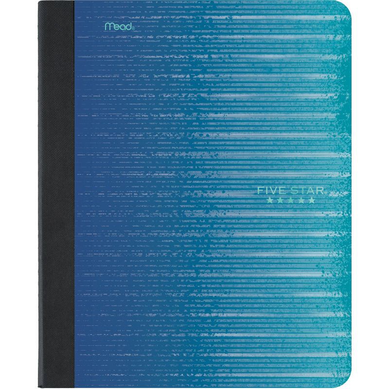 slide 1 of 1, Five Star Wide Ruled Composition Notebook 100 Pages Blue, 100 ct