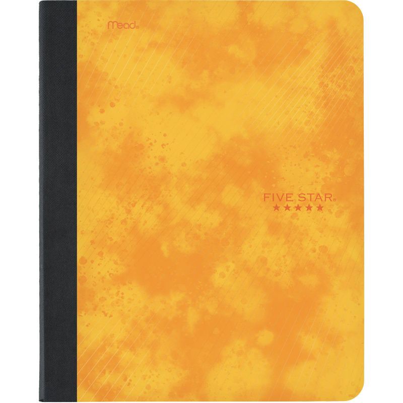 slide 1 of 1, Five Star College Ruled Composition Notebook Yellow, 100 ct