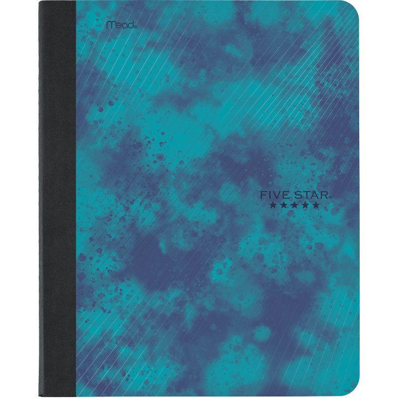 slide 1 of 1, Five Star College Ruled Composition Notebook Blue, 100 ct