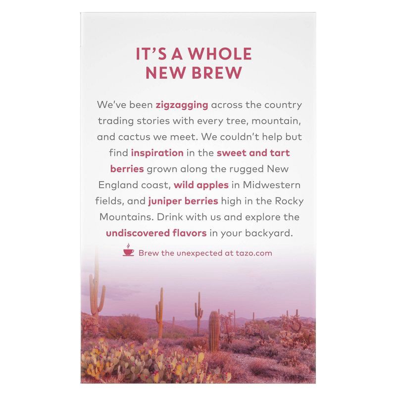 slide 3 of 6, Tazo Foragers Prickly Pear Tea - 16ct, 16 ct