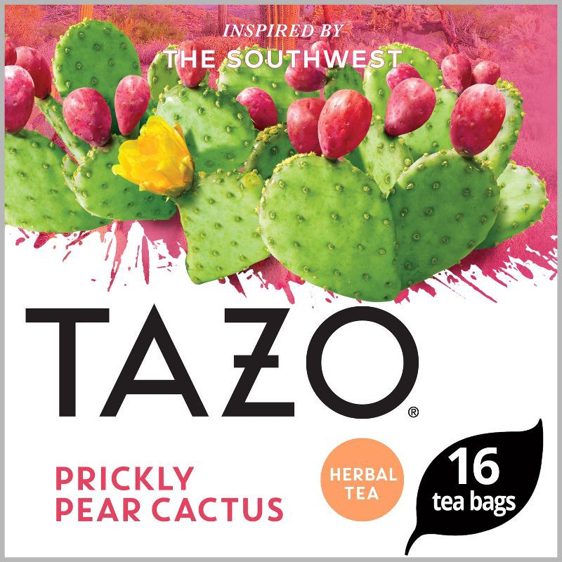 slide 6 of 6, Tazo Foragers Prickly Pear Tea - 16ct, 16 ct