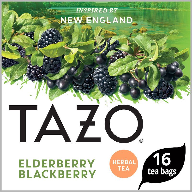 slide 4 of 7, Tazo Foragers Elderberry Blackberry Tea - 16ct, 16 ct