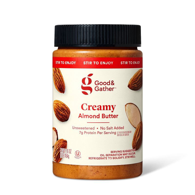 slide 1 of 3, Stir Creamy Almond Butter 16oz - Good & Gather™, 16 oz