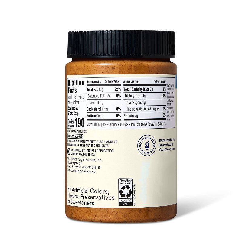 slide 3 of 3, Stir Crunchy Almond Butter 16oz - Good & Gather™, 16 oz