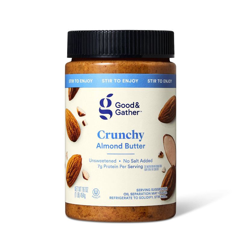 slide 1 of 3, Stir Crunchy Almond Butter 16oz - Good & Gather™, 16 oz