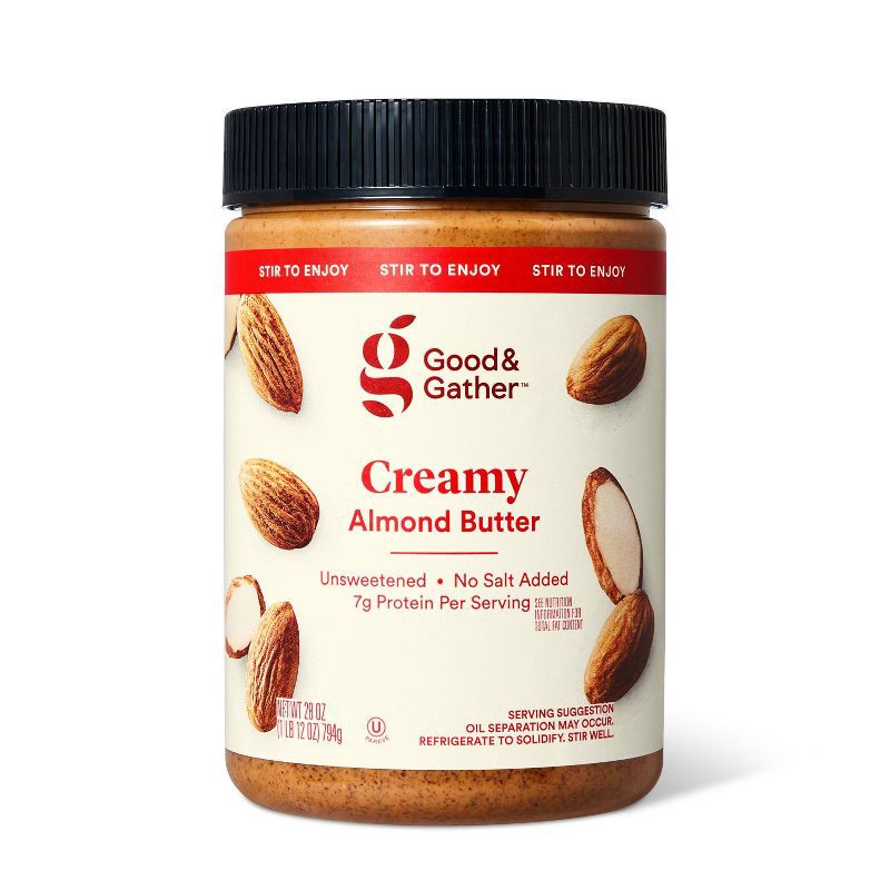 slide 1 of 3, Stir Creamy Almond Butter 28oz - Good & Gather™, 28 oz