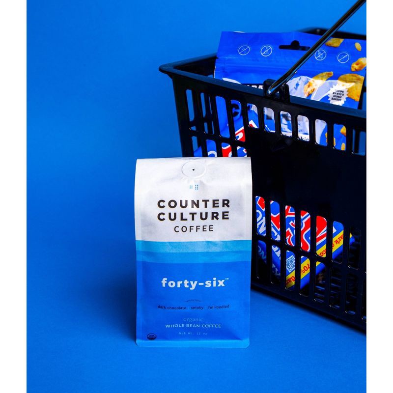 slide 5 of 7, Counter Culture Coffee Counter Culture Forty Six Dark Roast Whole Bean Coffee -12oz, 12 oz